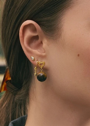 Ea earrings Forgyldt Maanesten